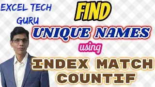 FIND UNIQUE NAMES