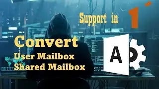 Convert user mailbox to shared mailbox