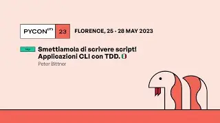 Smettiamola di scrivere script! Applicazioni CLI con TDD. - Peter Bittner