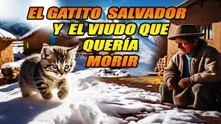 EL GATITO SALVADOR Y EL VIUDO QUE QUERÍA MORIR __ Cuento Nuevo