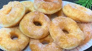 دونات 🍩 ب بيضة 🥚 واحده فقط سهلة وسريعة جدا/ Donut 🍩 mit ein Ei wenige Zutaten 😋