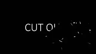 Cut Out Text animation