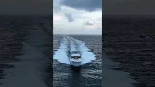 G&S 66’ Mollie” Flying thru the Panama City Pass #sportfish #yacht #mollie