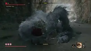 [Sekiro] Guardian Ape SECOND Encounter - CHEESE