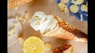 Homemade Ginger Ice Cream with Gluten-Free Waffle Cone