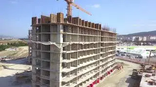 Ход строительства июль 2020  ЖК «Красная площадь» г  Новороссийск
