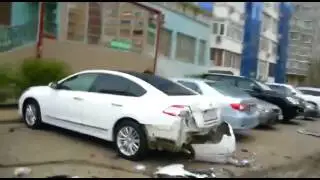 Жесть, удачная парковка