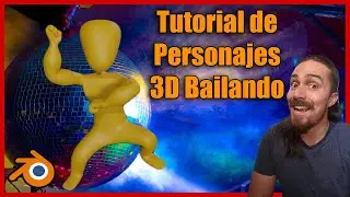 💃 Como hacer que un PERSONAJE 3D BAILE en Blender 3.X FACILMENTE con MIXAMO | 2022