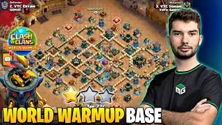 WORLD WARMUP TOWN HALL17 BASE LINK| NEW WORLD WARMUP TH17 BASE LAYOUT 2025- World Warmup Base