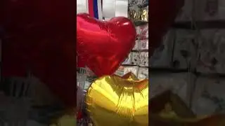 Шар Сердце 3D голографик, трехстороннее