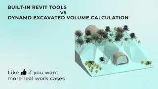 Built in Revit tools vs Dynamo excavated volume calculation