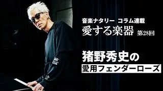 【愛する楽器】猪野秀史の愛用フェンダーローズ