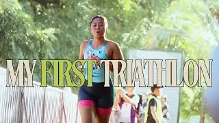 MY FIRST TRIATHLON 🏊🏽‍♀️🚴🏽🏃🏽‍♀️
