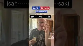 Learn Turkish - #shorts - GARLIC in Turkish #Youtubeshorts - Turkish Lessons