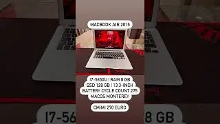 #apple #macbookair #2015