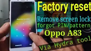 Oppo A83 pattern lock remove || Factory Reset Oppo A83