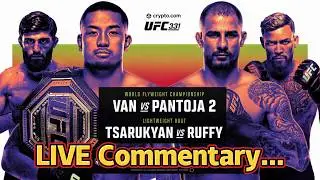 UFC 331: Joshua Van vs. Pantoja 2 LIVE Commentary (Arman vs. Ruffy)