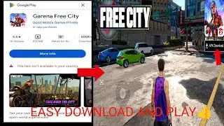 🔥DOWNLOAD GARENA'S FREE CITY ⭐ON MOBILE🎮 || HOW TO DOWNLOAD GARENA FREE CITY IN ANDROID 😱||