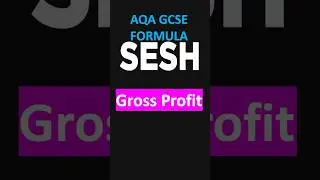 Gross Profit - AQA GCSE Business Formula 