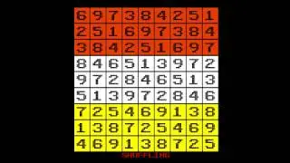 Sudoku solving using backtracking visualisation