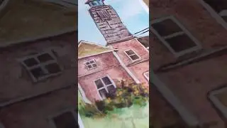 рисую детской акварелью