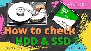 How to check HDD & SSD on your pc,laptop 2021