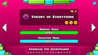 Geometry Dash - Level 12: Theory Of Everything (All Coins)