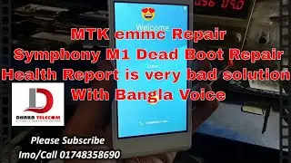 MTK emmc Repair II Symphony M1 Emmc Dead Boot Repair II Symphony M1 Flash After Dead Solution