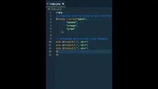 🔍 Learn PHP arrays with array()! 📚 Master the basics of arrays in PHP #phptutorial  #php  #coding