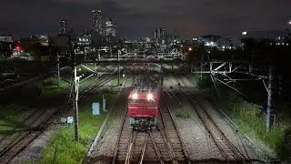 配9844レ EF81-140+E231系 S-26編成 AT入場配給 新鶴見信号場出発