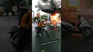 Kebakaran Pom bensin SPBU Pertamina di Purbalingga 2023 