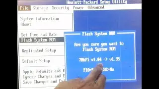 How to download and Update HP DC7800