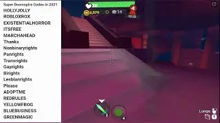 ROBLOX super doomspire codes oct 2021