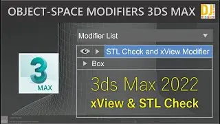 STL Check Modifier and xView Autodesk 3ds Max || Object-Space Modifiers 3ds Max 2022 in Hindi / Urdu