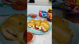 Pizza garlic butter croissants 