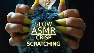 Slow ASMR | Slowly Scratching in Front-to-Back and Top-to-Bottom Motions | Deep and Crisp Triggers