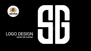 SG logo Design | vector ink tutorial 