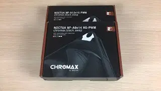 Noctua Slim Chromax Fans! NF-A12x15 PWM & NF-A9x14 HS-PWM Unboxing