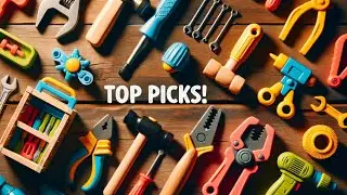 Educational Video with Toy hand tools for kids