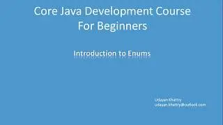 1. Introduction to Enums