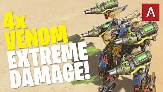 New Weapon VENOM on the Typhon! War Robots Gameplay WR