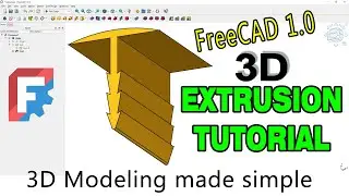 3D modeling with FreeCAD 1.0 Tutorial #5 | How to use FreeCAD | Learn to model in 3D #freecad