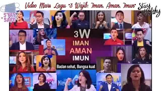 Video Lagu “3 Wajib : Iman, Aman, Imun” untuk mencegah penularan Covid19 oleh 23 Presenter Berita