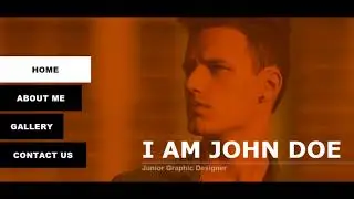 How to create a personal portfolio website using HTML and CSS Part-2