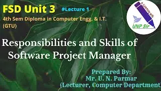 Unit 3 Lecture 1 Responsibility Skill of Manager