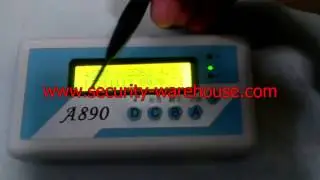 RF Wireless Security Code Scanner Grabber 315 & 433 MHz Decode Many Chipset Part 1