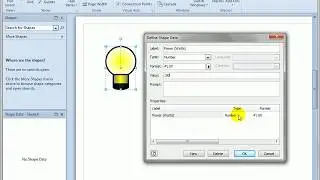 7.2 Creating Visio Shape Data Fields