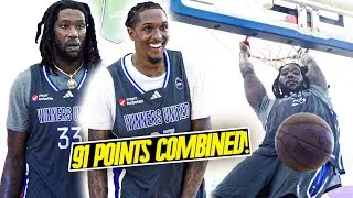 Lou Williams & Montrezel Harrell Pulled Up To AEBL & Combined For 91 Points!!