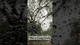 Rain in Orange County #rain #rainfall