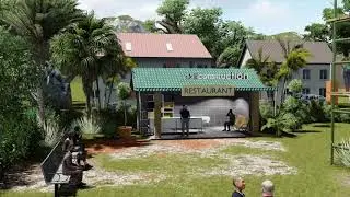3D animation of Proposed construction of resort (Mumbai)
